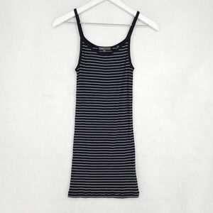 Vince Striped Tank Top in Navy
